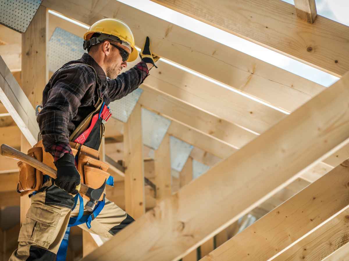 A skilled contractor at work