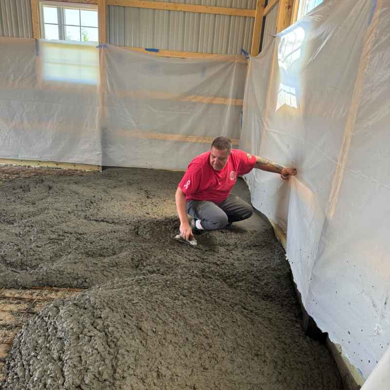 Blaine Kunselman, founder of BMK Concrete & Masonry